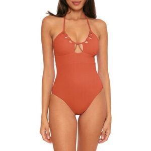 Becca Pucker Up One Piece Swimsuit